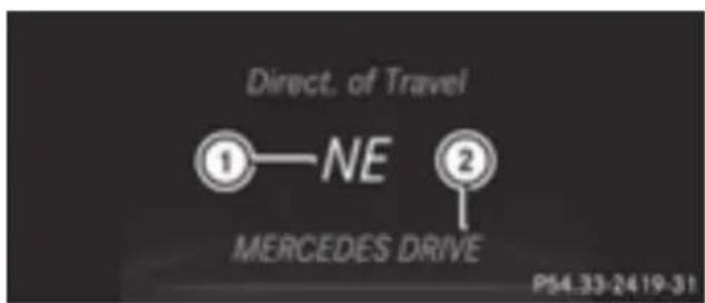 Mercedes-Benz GL 450 (2015) - Route guidance not active - 1