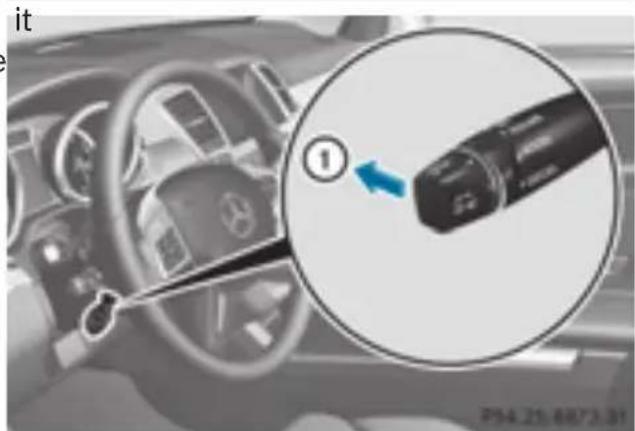 Mercedes-Benz GL 450 (2015) - Deactivating cruise control - 1