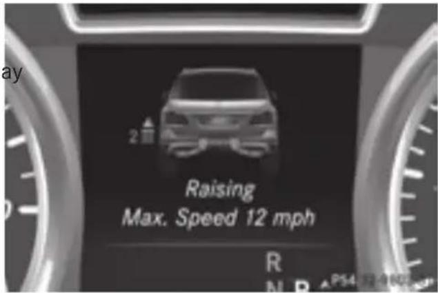 Mercedes-Benz GL 450 (2015) - Raising the vehicle - 1