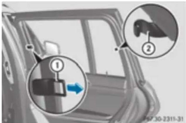 Mercedes-Benz GL 450 (2015) - Front ashtray - 1