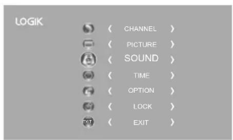 Logik L29HE12N - Sound Setting - 1