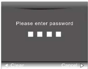 Please enter password Clear Cancel
