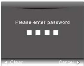 Please enter password Clear Cancel