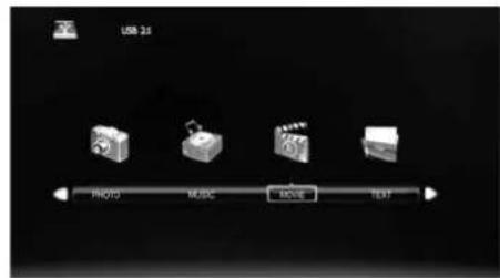 USB 3.5 PHOTO MUSIC MOVE TEXT