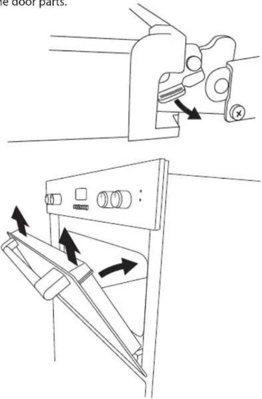 The door parts.