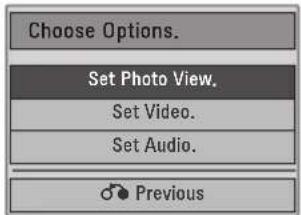 LG M2450D-PC - Q.MENU options for Photo List. - 1