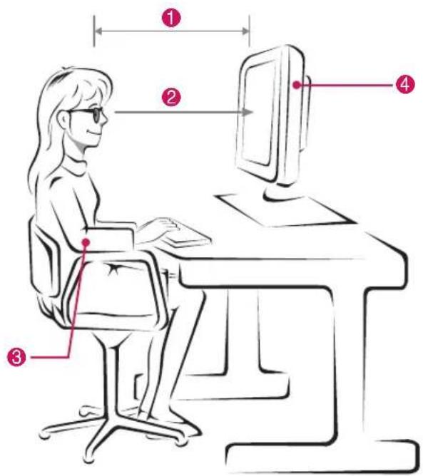LG M2450D-PC - 3D Imaging Viewing Range - 1