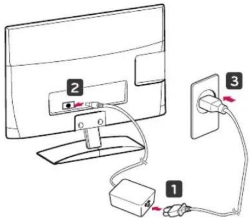LG M2450D-PC - Mounting on a table - 2