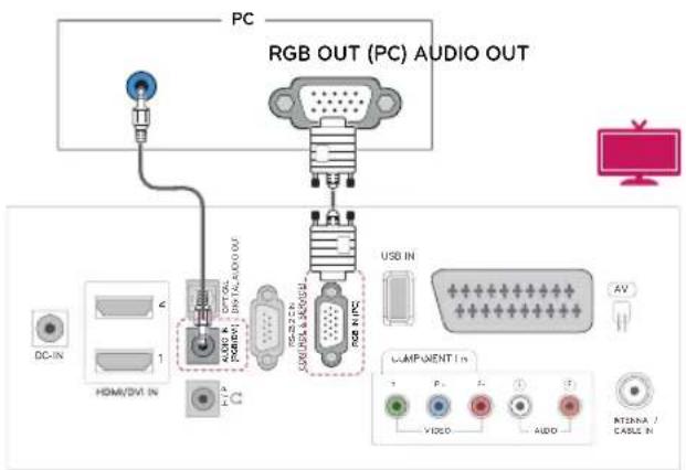 LG M2450D-PC - RGB connection - 3