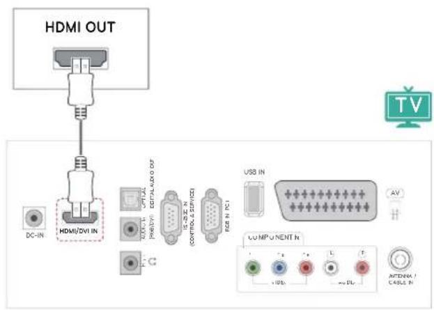 LG M2450D-PC - HDMI connection - 1