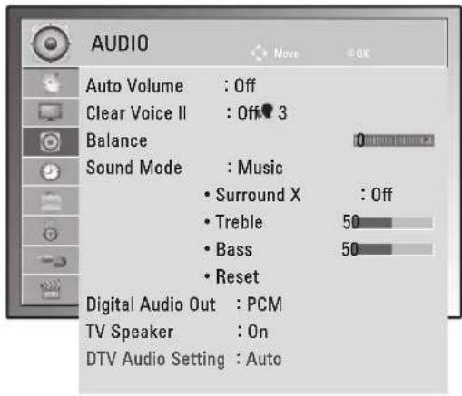 LG M2450D-PC - AUDIO settings - 1