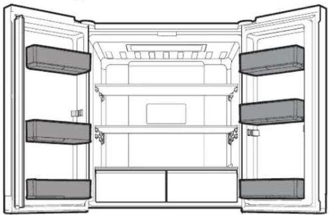 BAUKNECHT BQ9 B2L - Refrigerator Balconies - 1