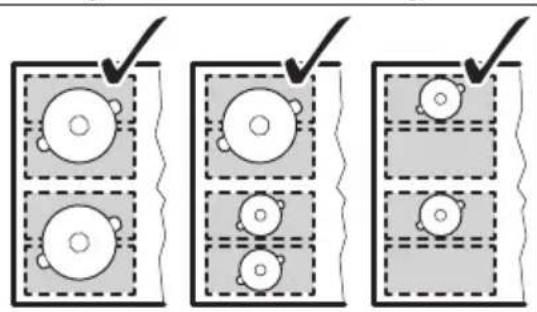 AEG IKE74471IB - FlexiBridge Standardmodus - 2