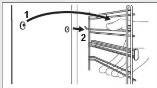 AEG BPK742320M - How to remove: Shelf supports - 2