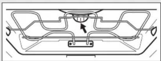 AEG BPK742320M - Top lamp - 1
