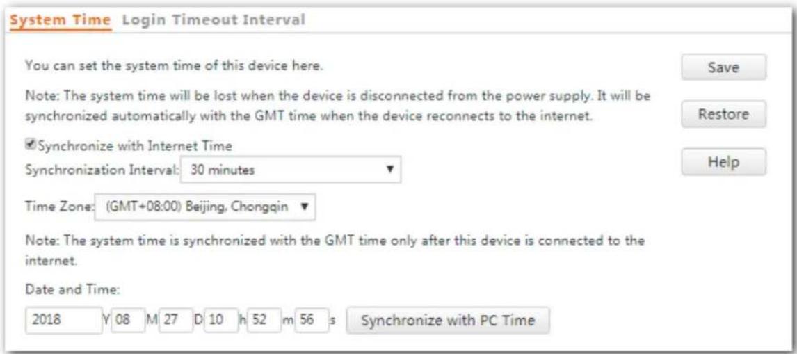 Tenda W9 - System Time - 1