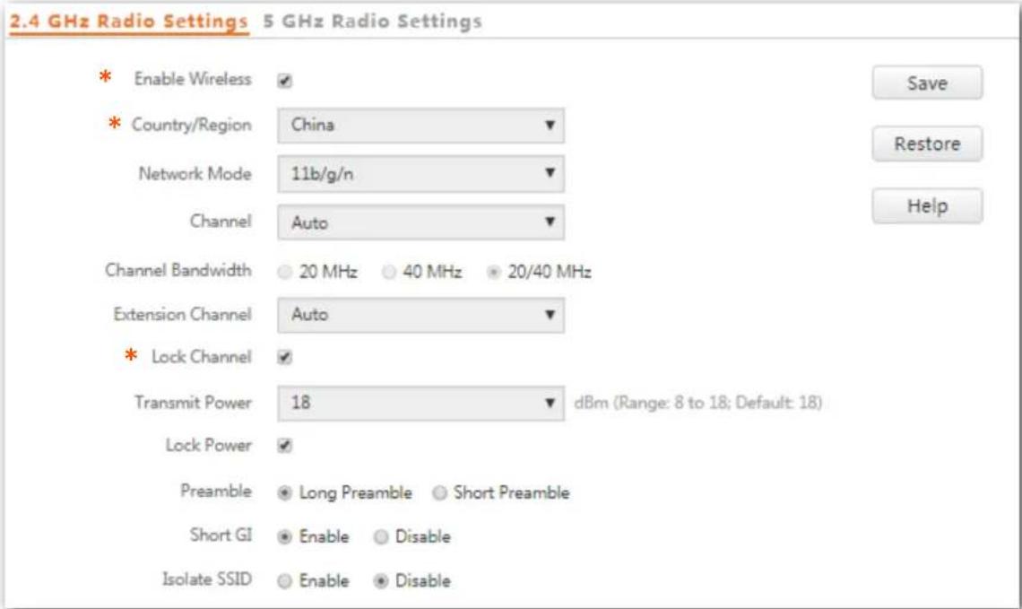 Tenda W9 - Modifying Radio Sengs - 1