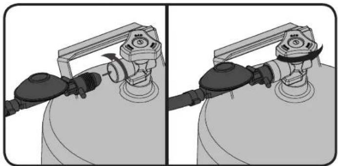 Napoleon Grills Prestige 500 - Proper Hose Connection (Natural Gas) - 2