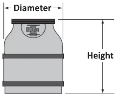 Napoleon Grills Prestige 500 - Example Cylinder - 1
