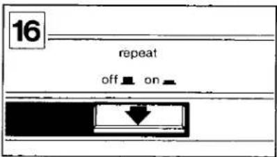 16 repeat off ▼ on ▼