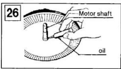 26 Motor shaft oil