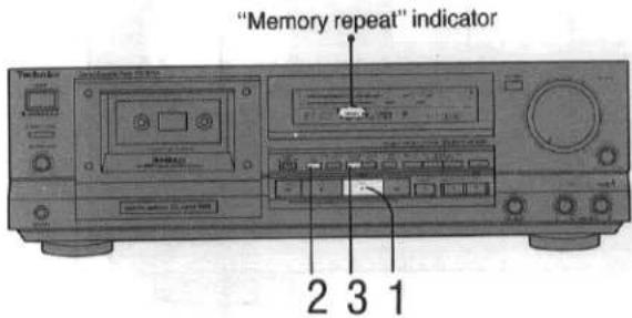 "Memory repeat" indicator 2 3 1