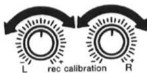 L rec calibration R