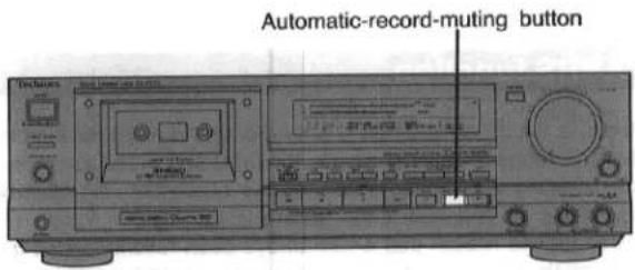 Automatic-record-muting button