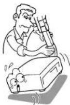 TOSHIBA TLP-X20U - Do not carry by the camera arm. - 1
