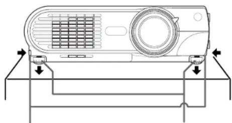 TOSHIBA TLP-X20U - Projector placement angle adjustment - 2
