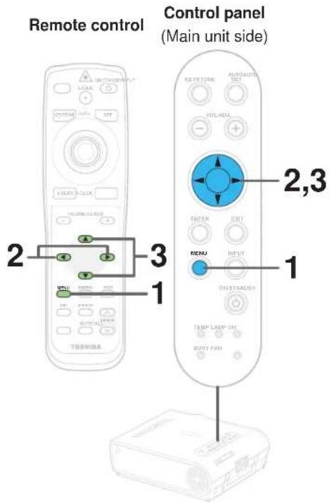 TOSHIBA TLP-X20U - FULL MENU settings – Default setting - 2