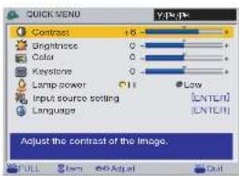 TOSHIBA TLP-X20U - Press MENU twice. - 1