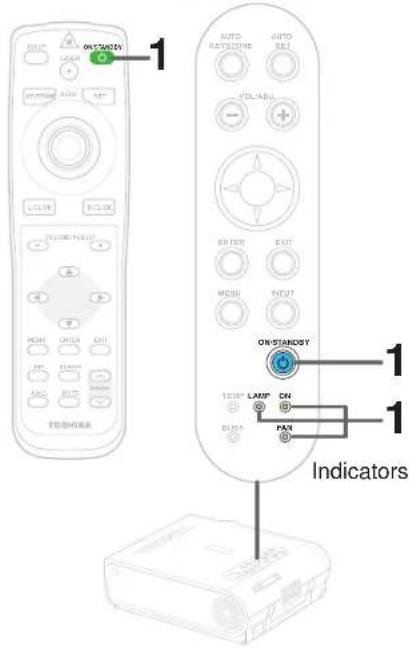 TOSHIBA TLP-X20U - Projection on the screen - 1