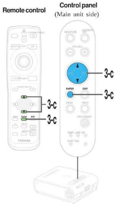 TOSHIBA TLP-X20U - FULL MENU adjustments and settings – Picture (continued) - 2