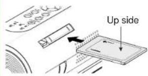 TOSHIBA TLP-X20U - When using the memory card function for the first time, set the "Input source setting" on the menu screen. - 2