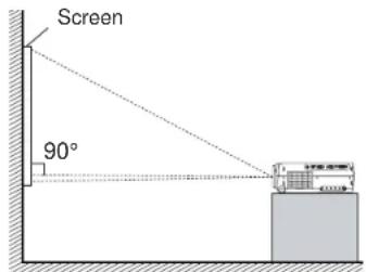 TOSHIBA TLP-X20U - Place the projector on a steady, level surface such as a table. - 2