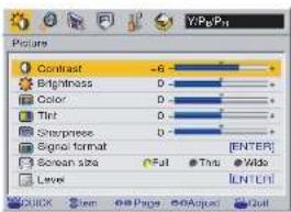 TOSHIBA TLP-X20U - Press MENU twice. - 3