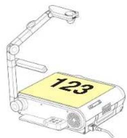 TOSHIBA TLP-X20U - Set a document to be projected. - 1
