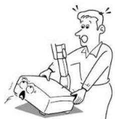 TOSHIBA TLP-X20U - Do not move the projector while the arm is still erect. - 1
