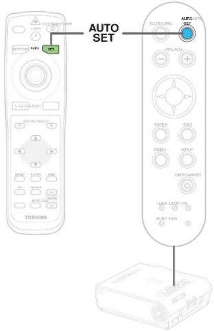 TOSHIBA TLP-X20U - Adjusting the picture automatically - 2