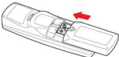 TOSHIBA TDP-T9 - ■ Loading dry-cell batteries into the remote control - 3
