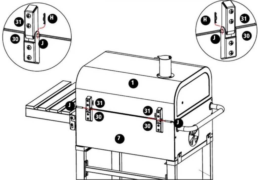 Tesco American Charcoal KS14021 - Assembly instructions - 4