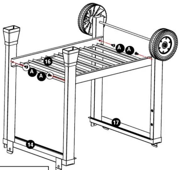 Tesco American Charcoal KS14021 - Assembly instructions - 5