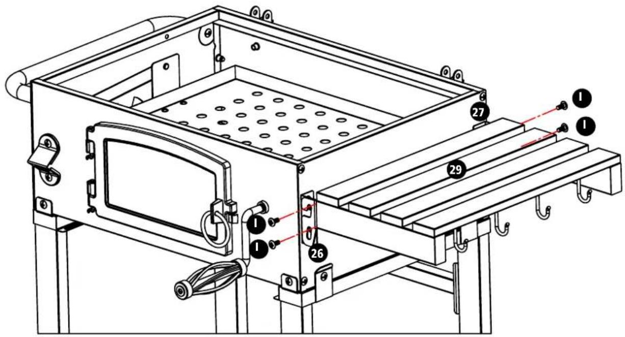 Tesco American Charcoal KS14021 - Assembly instructions - 1