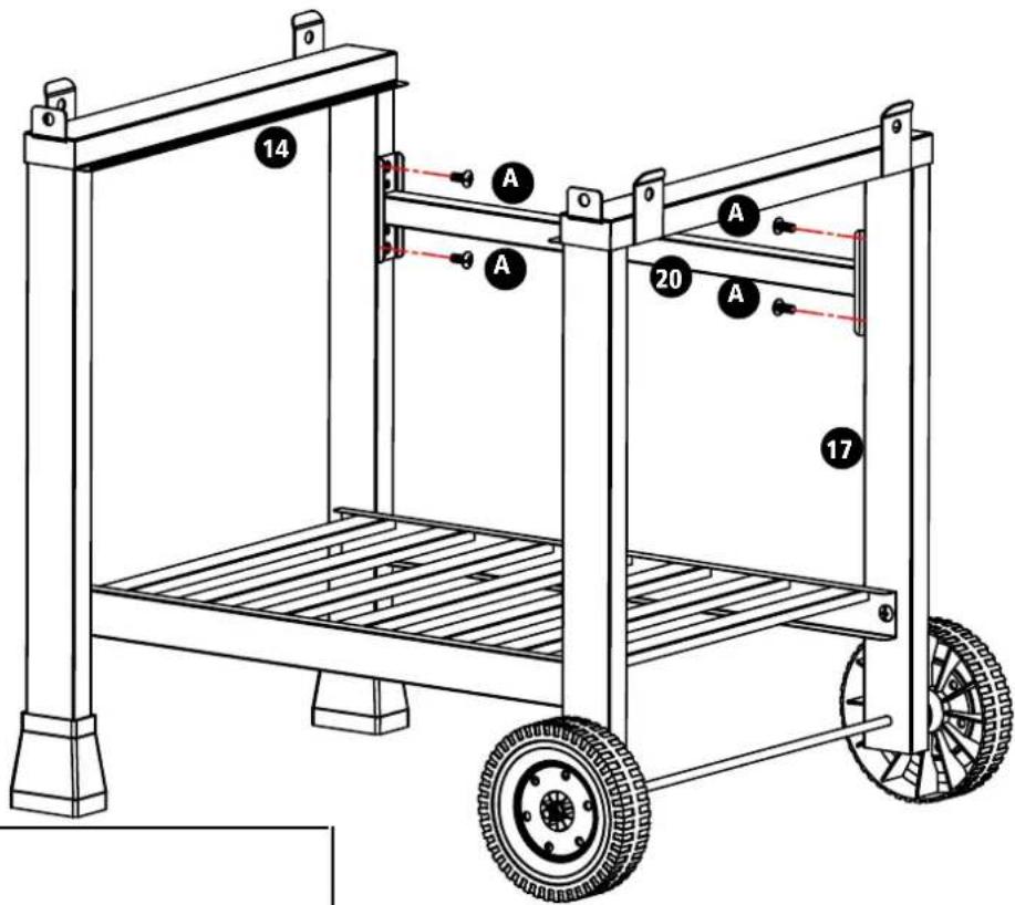 Tesco American Charcoal KS14021 - Assembly instructions - 1
