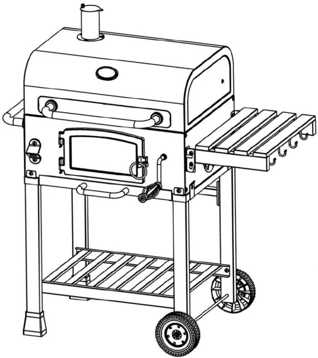 Tesco American Charcoal KS14021 - American Charcoal Grill Assembly instructions - 1