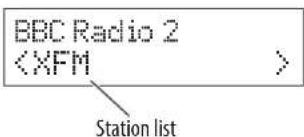 Tesco DR1502W - To select another station: - 1