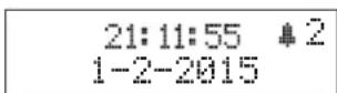 Tesco DR1502W - To check if the alarms are set: - 2