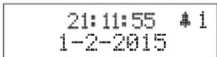 Tesco DR1502W - To check if the alarms are set: - 1