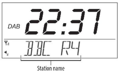Tesco DCR1401B - SELECTING A DAB STATION - 1